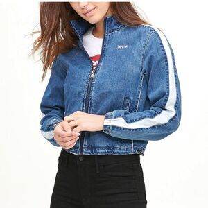 Women’s Levi Demin Coaches Track Jacket NWT Size Medium